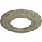 Ekena Millwork Claremont Ceiling Medallion (Canopies up to 5 5/8"), 9"OD x 4 1/2"ID x 1/2"P, Castle Stone Crackle CM09CLCSC - alternate 5